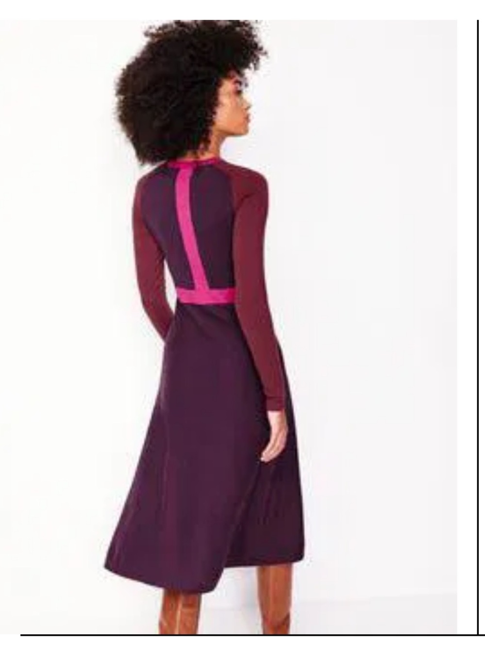 BODEN SAM COLOURBLOCK KNITTED DRESS! - Picture 7 of 11